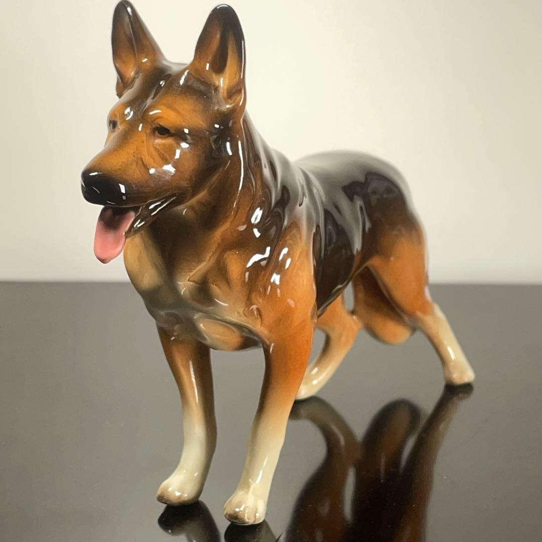 【美品・希少】加藤工芸 陶器製 犬の置物 4体セット KATO KOGEI