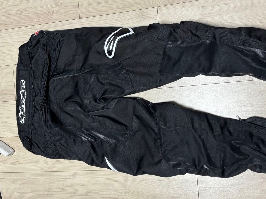 Alpinestars バイクパンツ 膝パッド付き 黒