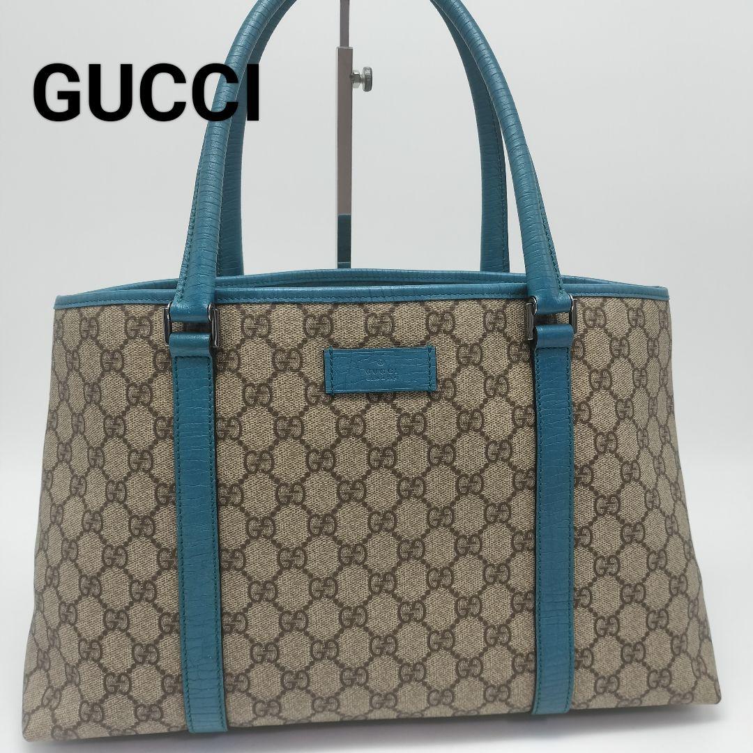 未使用に近い✨グッチ　トートバッグ　GG柄