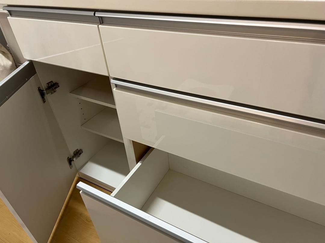 ニトリ キッチンカウンター(キュリー2 120CT WH)