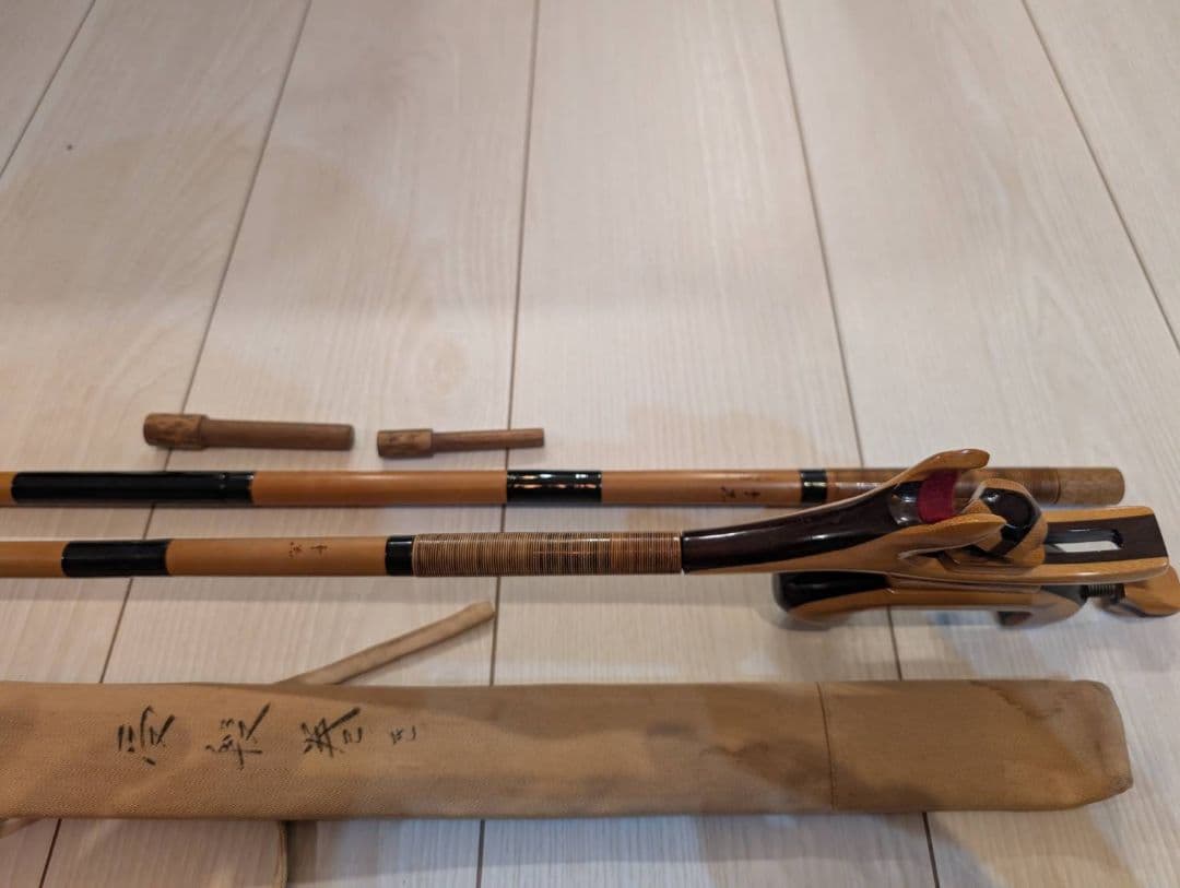 芸舟　夢心　受段巻き　竿掛け　 一本半 夢釣　万力セット