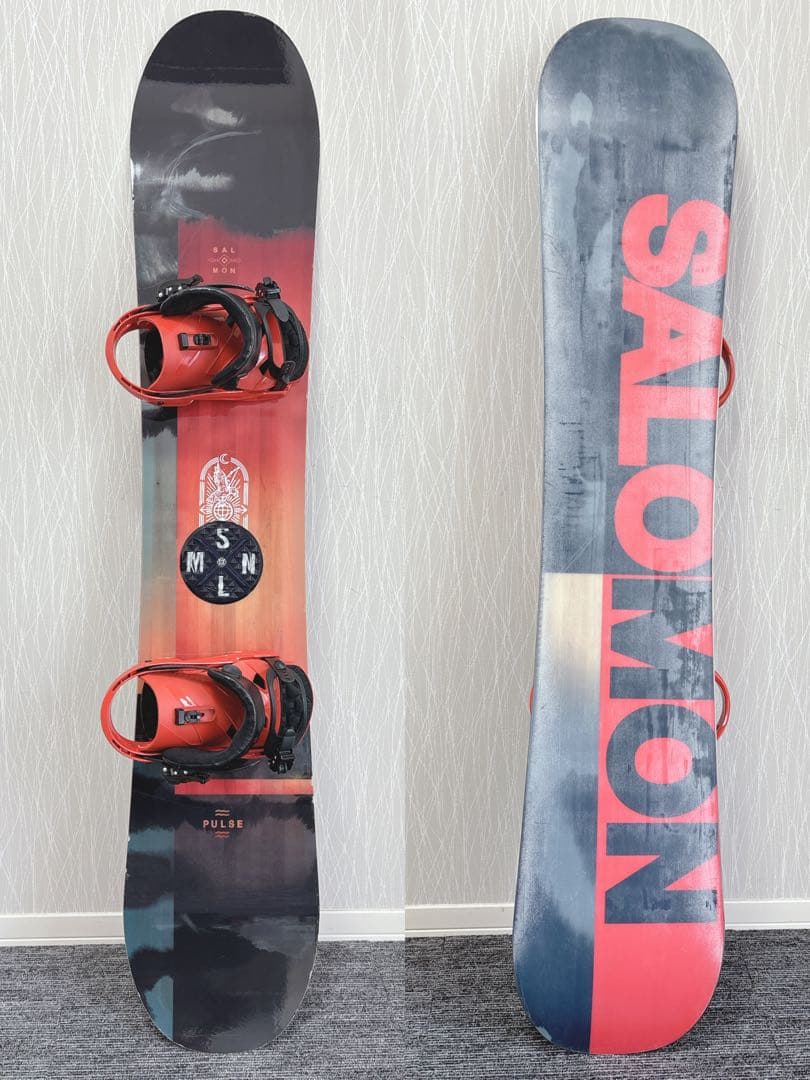 50超豪華❗️サロモン メンズスノーボードセット★スノボ152cm+ビン付