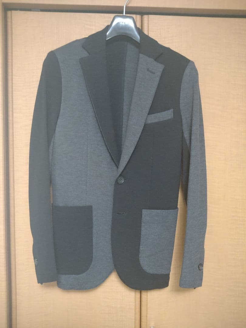 akm テーラードジャケット　セットアップ　黒　Sサイズ