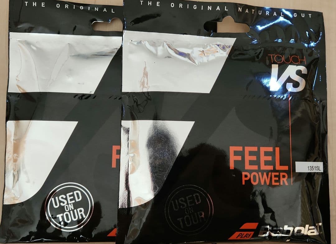 【新品】Babolat Touch VS ナチュラルガット 2本セット