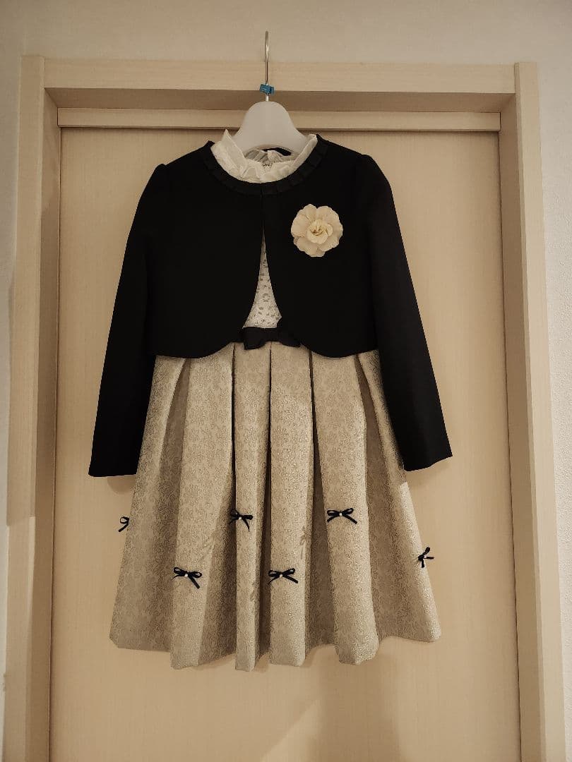 値下げ　入学式　女の子　フォーマルウェア　ワンピース　ジャケット付き