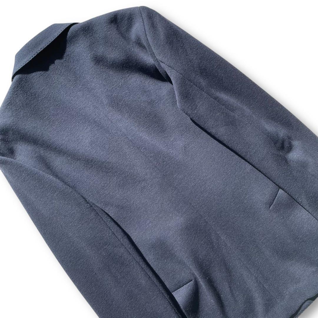 未使用級✨ポロバイラルフローレン ニットブレザー 金ボタン ダブル 紺ブレ 0