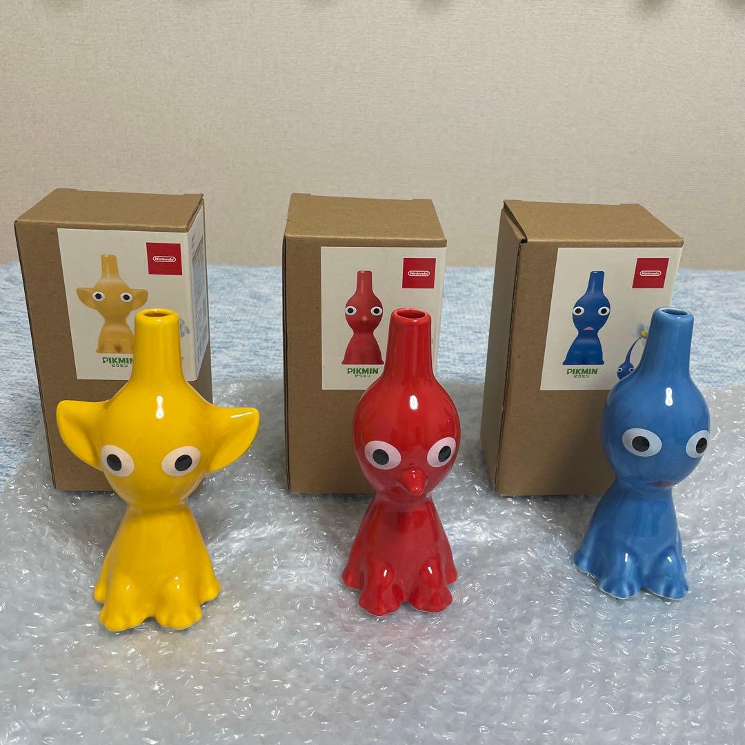 9/3まで値下げ！【新品】ピクミン花瓶&1番くじB賞タオルケット