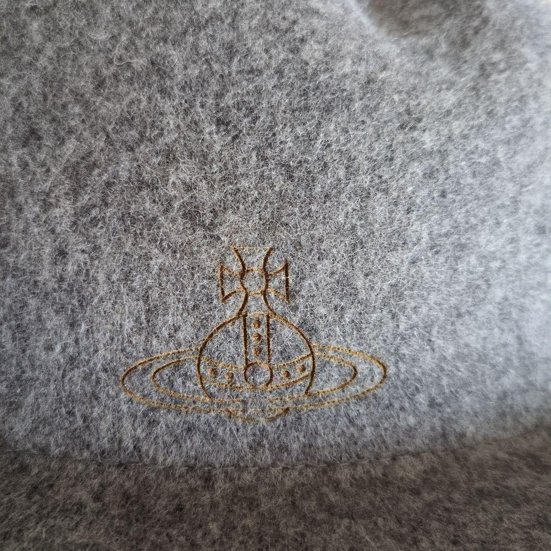 Vivienne Westwoodグレー ウール・フェルト 山型ハット