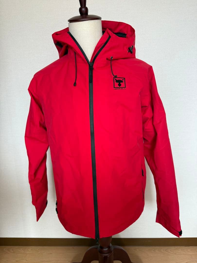 JACKALL ハードシェルジャケット　レッドM
