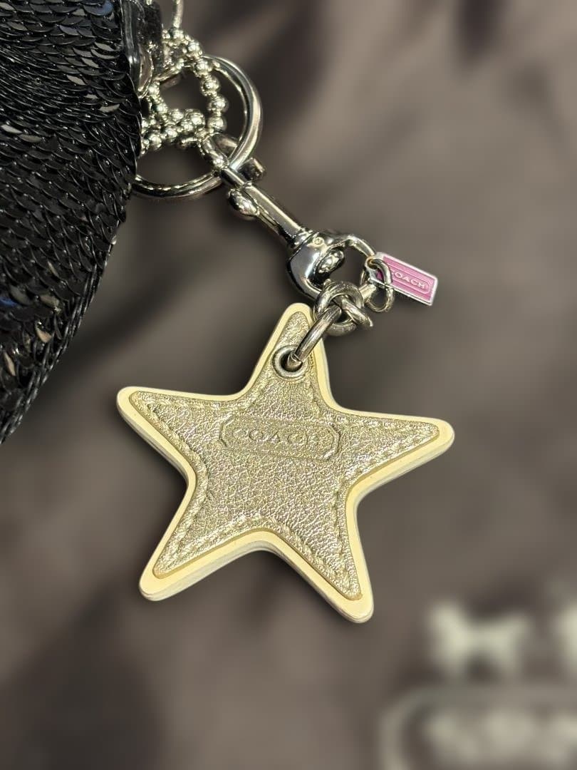 コーチ【美品】スパンコール パーティーバッグ 卒入学式