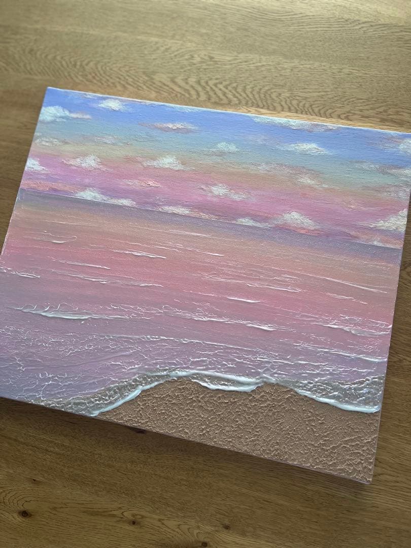 【kih様　リクエスト作品】海の風景 テクスチャーアート 海の絵 海 海アート