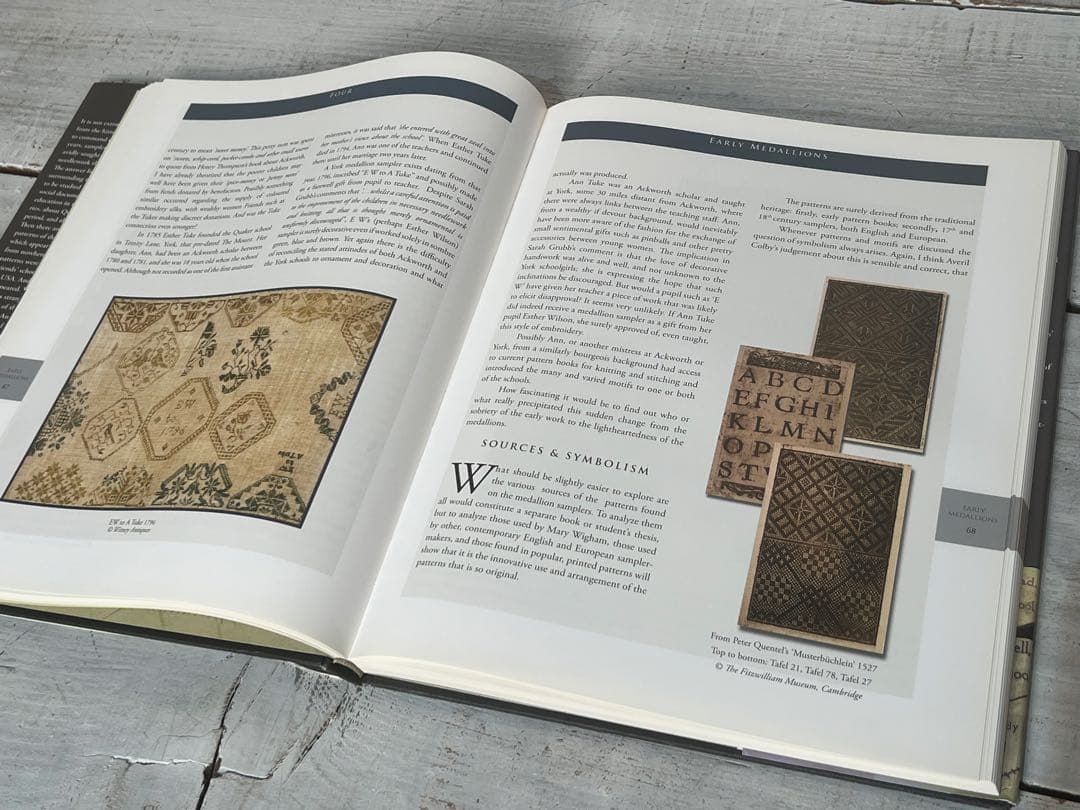 アート・デザイン・音楽 Quaker School Girl Samplers fromAckworth