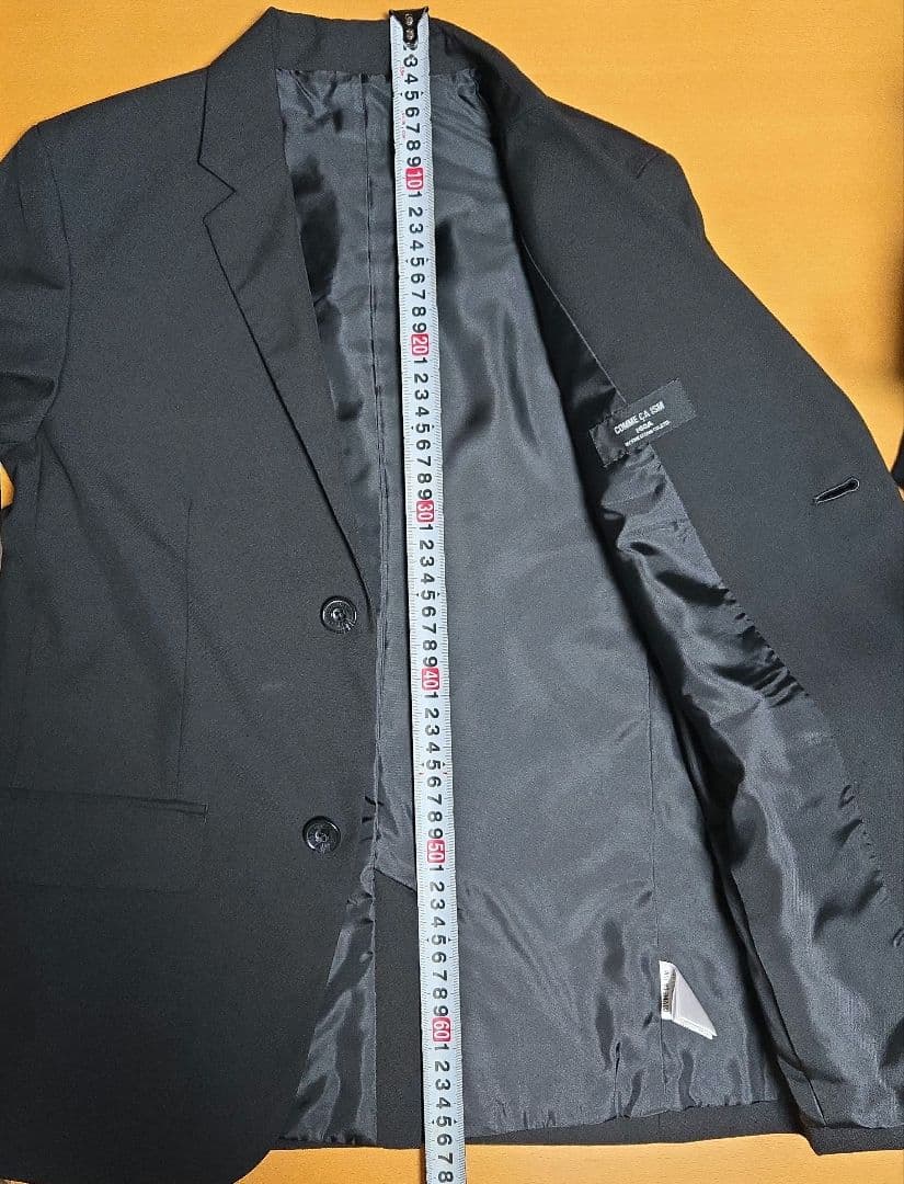 美品　COMME CA ISM　スーツセット　160　黒　卒服　コムサイズム