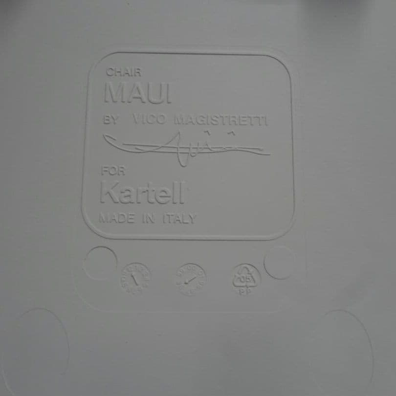 Kartell 椅子　チェア　Maui 　２脚