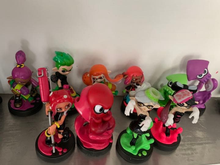 スプラトゥーンアミーボamiiboタコガール　シオカラーズ　ヒレオくん