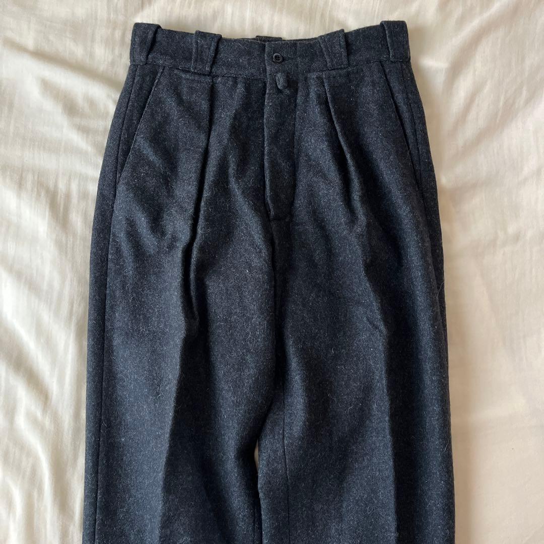 【RRL】 ウールタックトラウザー 90s 三つ星タグ