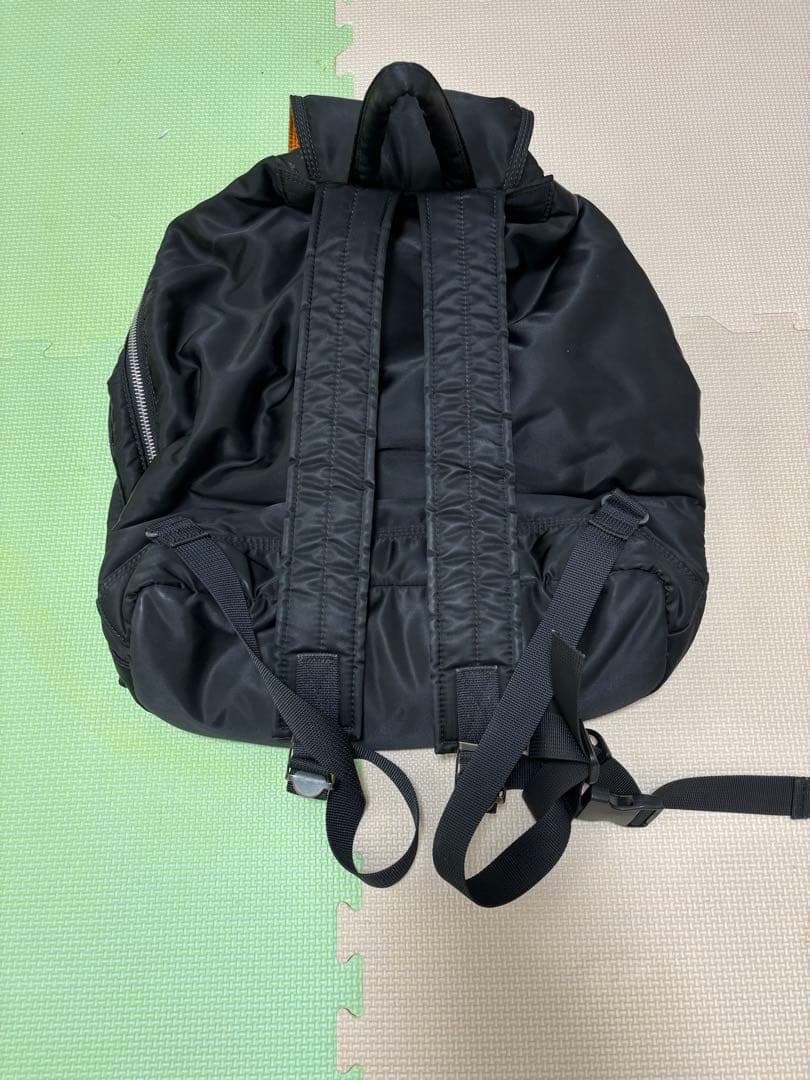 ブラックナイロンリュックサック　ポーター　タンカー　ブラック