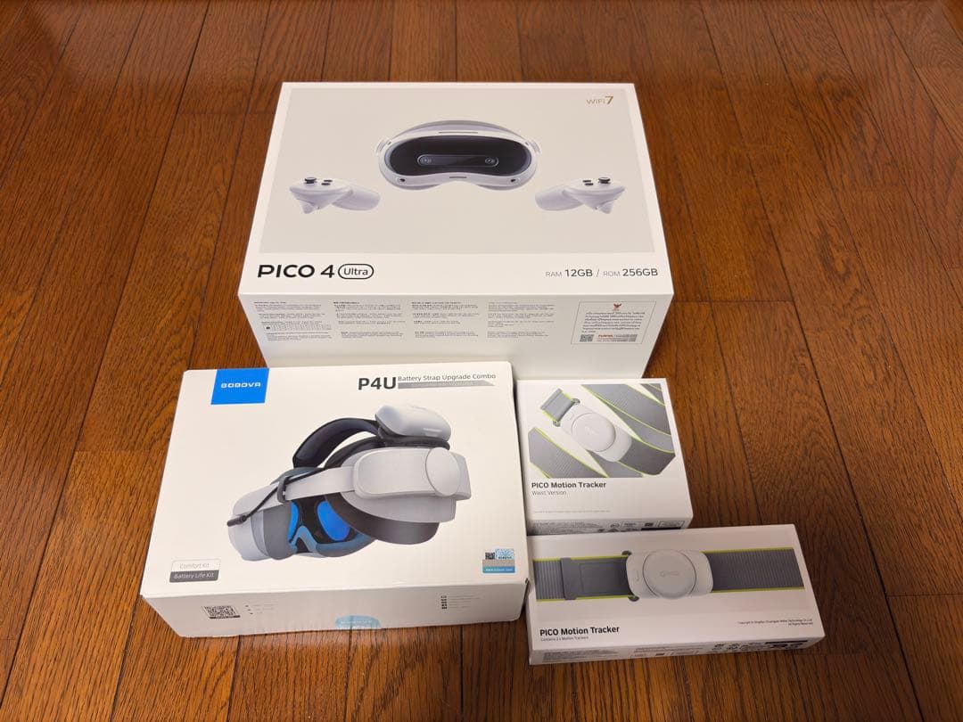 pico4 ultra モーショントラッカー 腰、足3点付き