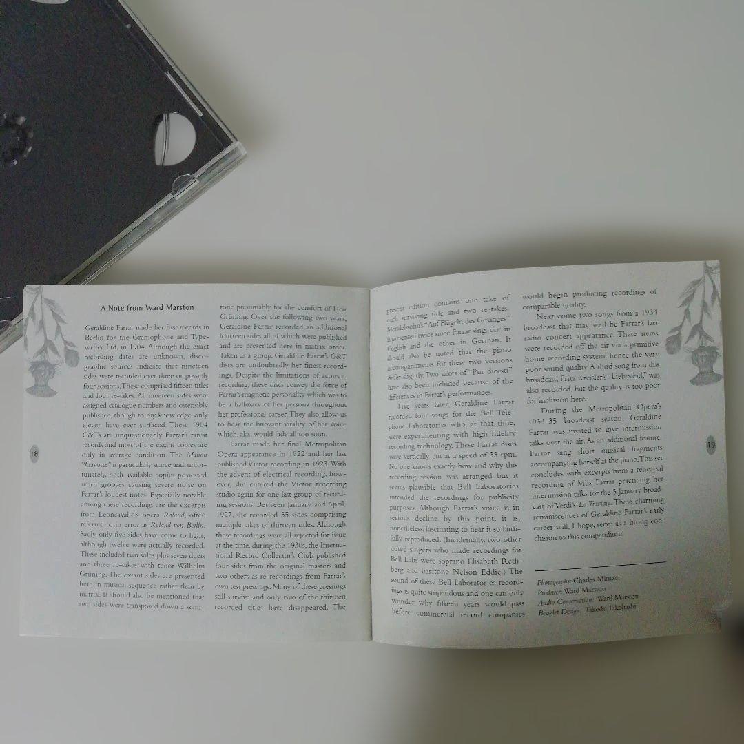 ジェラルディン・ファーラー　Geraldine farrar 1904-32