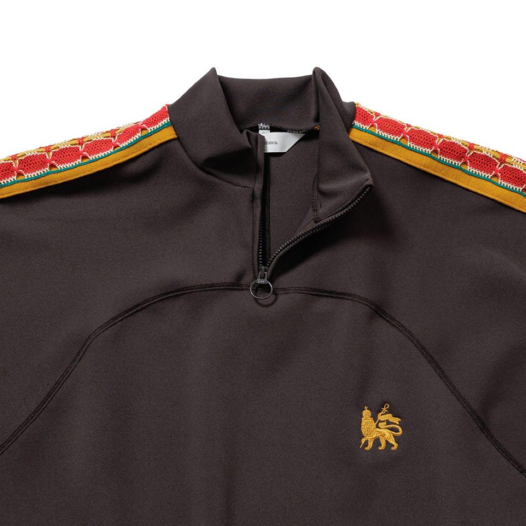 トップス Sasquatchfabrix LACE TAPE MOCKNECK TOP