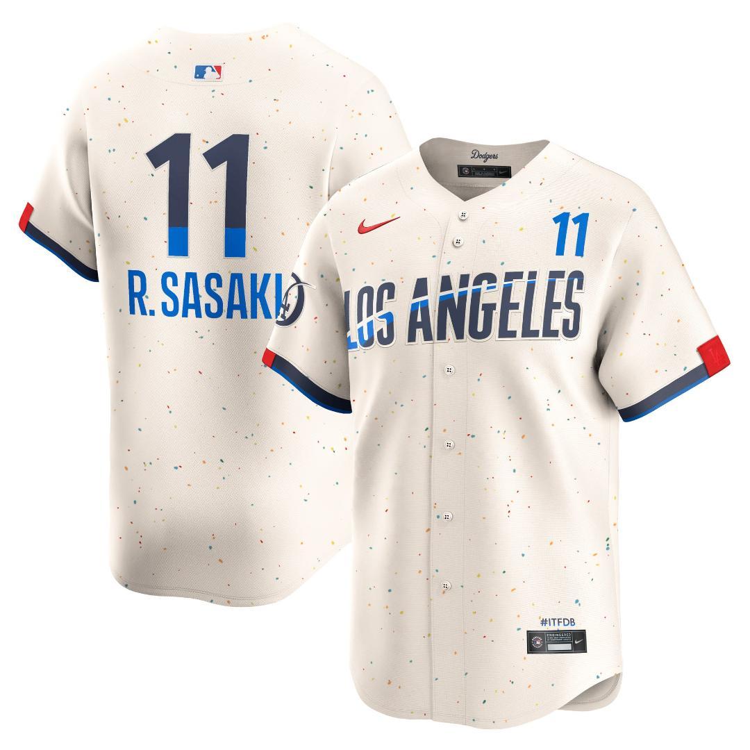 限定１✨ロサンゼルス・ドジャースNIKE XL佐々木朗希 リミテッドユニフォーム