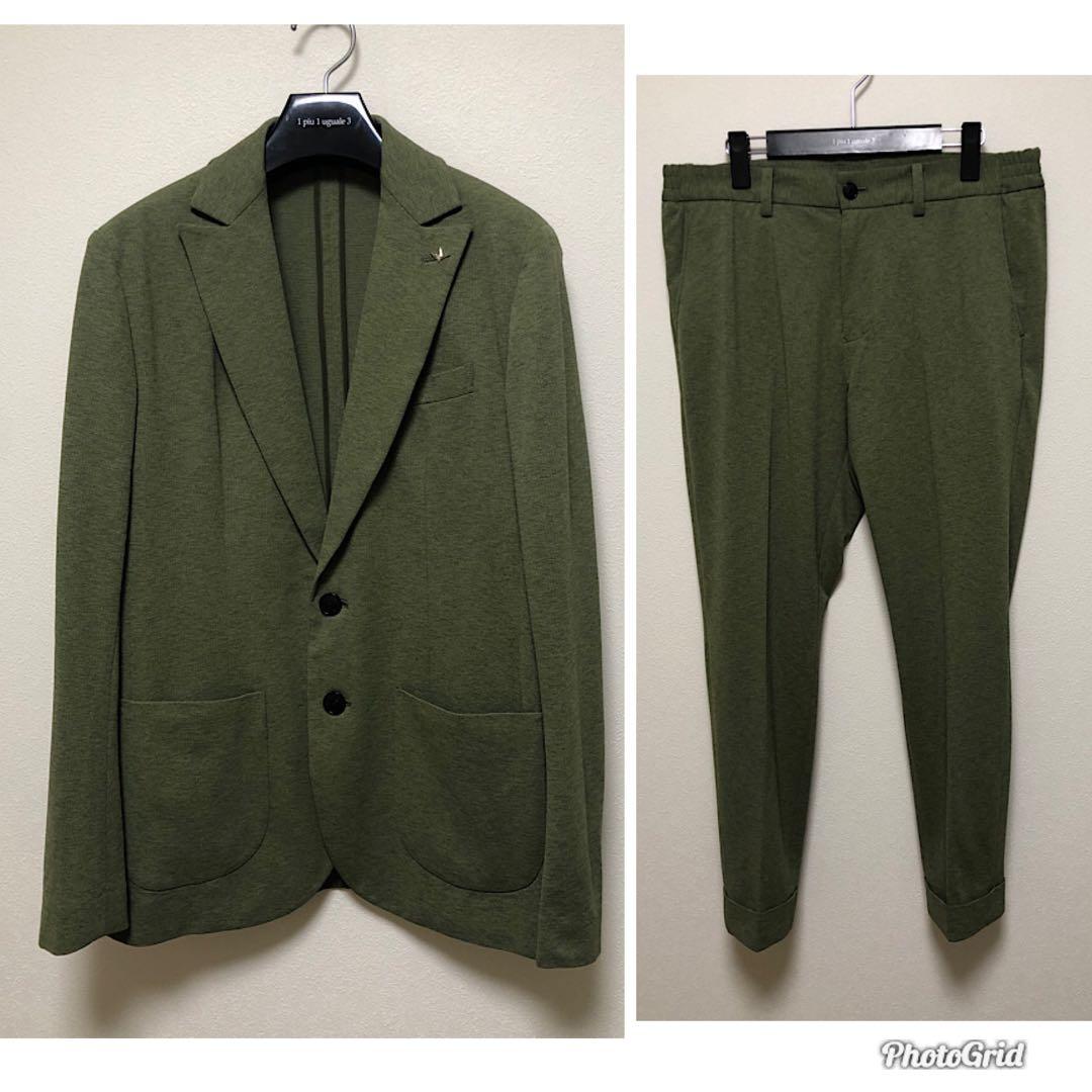 新品1PIU1UGUALE3定17万24SSアンコンジャケットセットアップⅥ