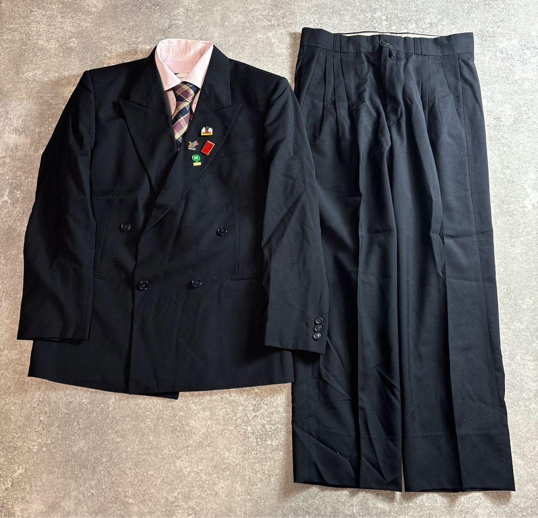 90s vintage レトロセットアップ スーツ ピンズ No.80