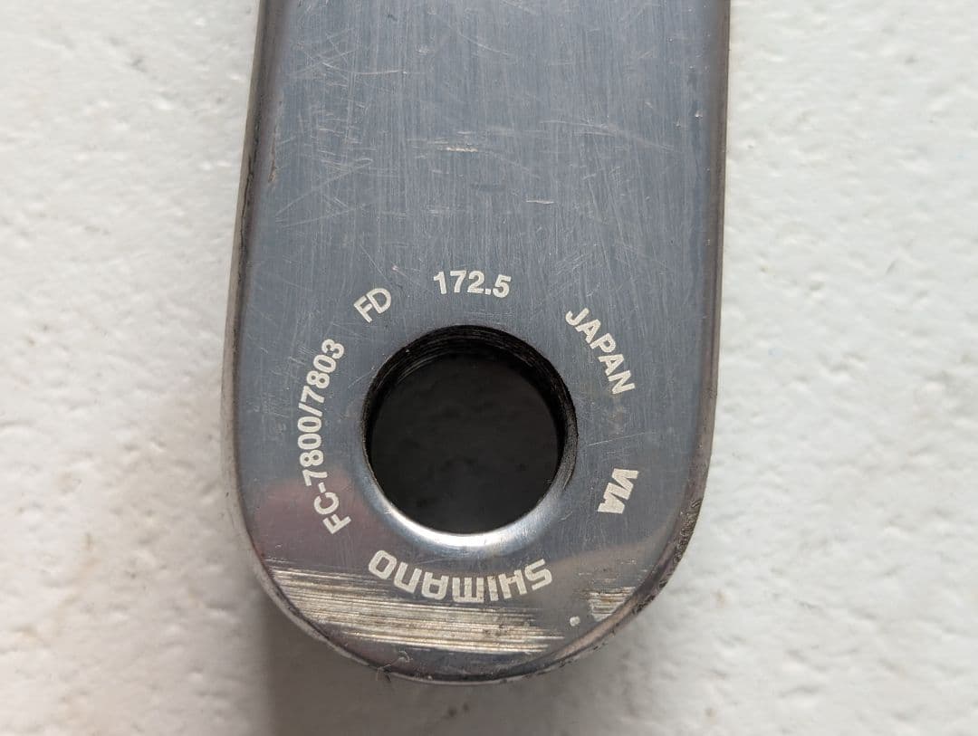 パーツ shimano DURAACE FC-7800 172.5mm