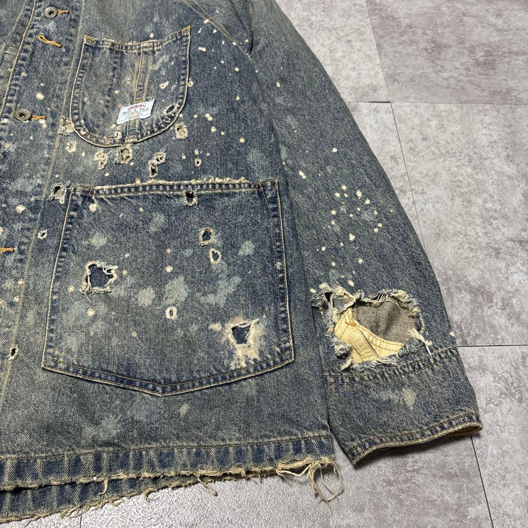 ジャケット・アウター dairiku damage denim cover all