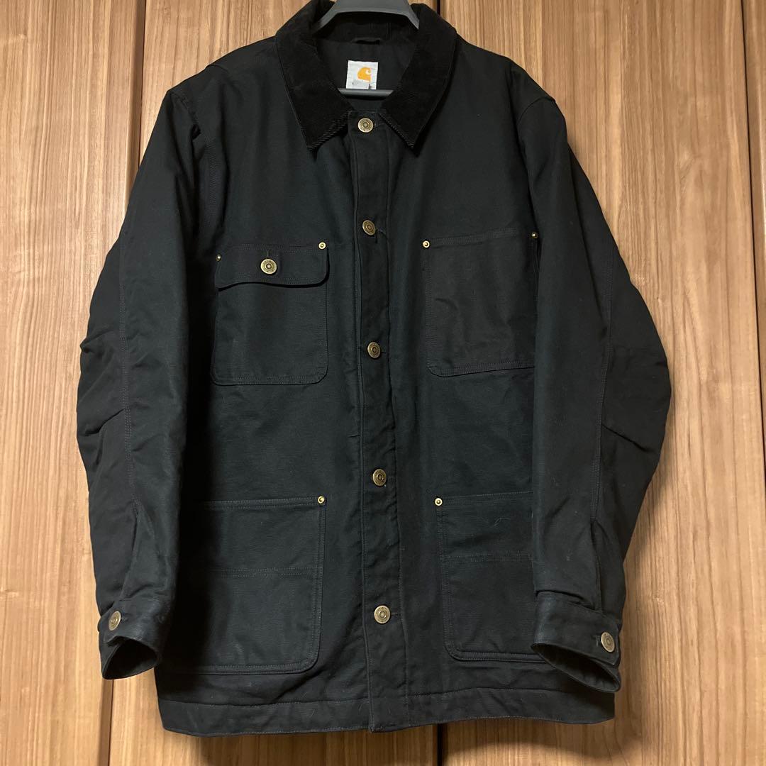 美品 carhartt カーハート　ミシガンチョアコート 黒