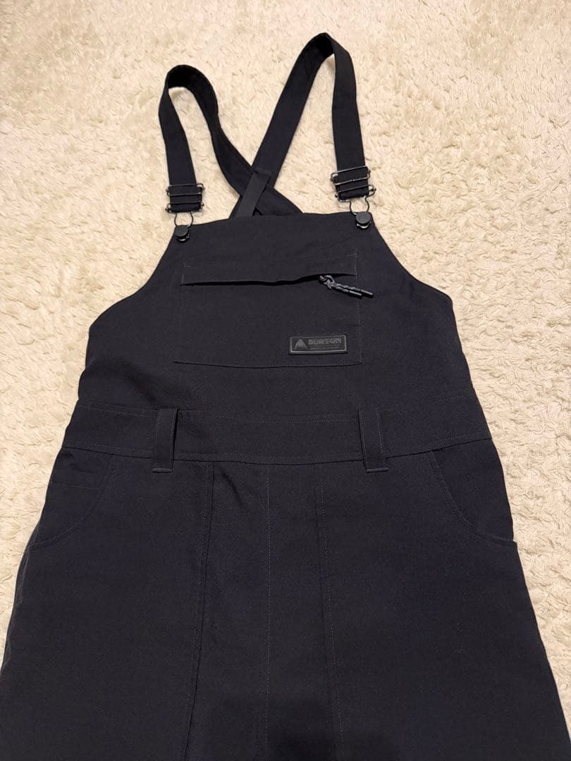 バートン　レディース　アヴァロン　ビブパンツ　Sサイズ　黒