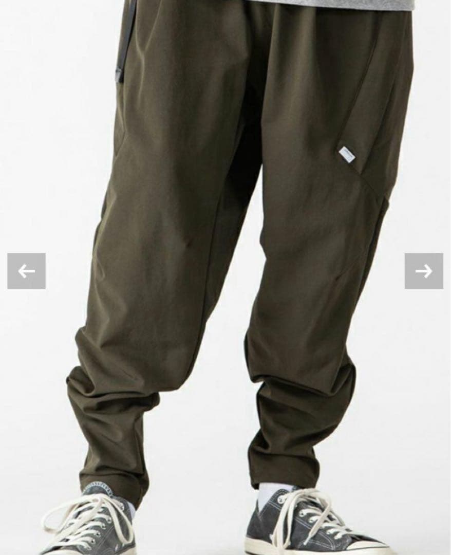 極美品 rehacer レアセル タクティカルテーパードパンツ サルエル