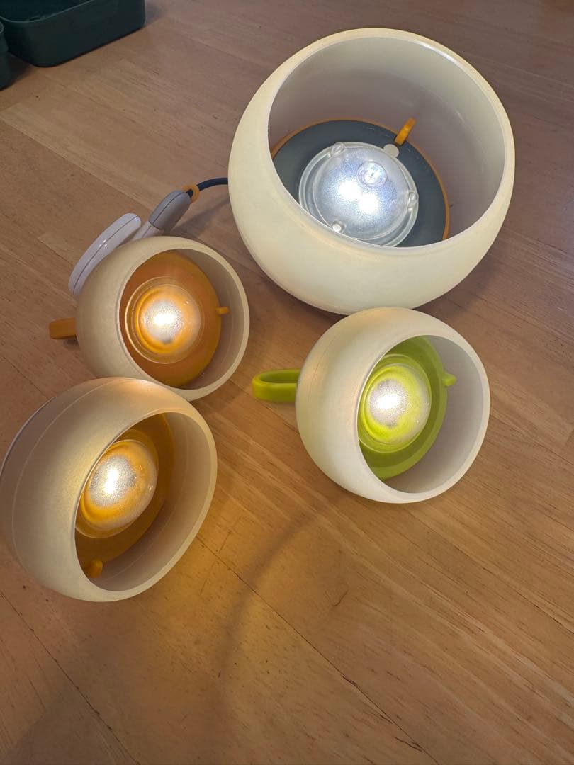 初期・廃盤・レアカラー　スノーピーク　たねほおずき/ほおずきセット　点灯確認済み