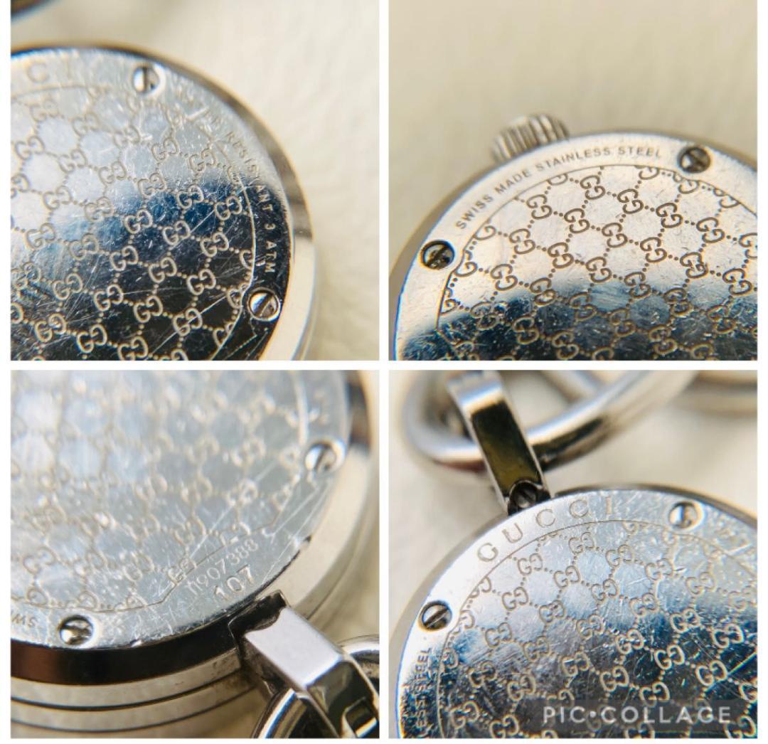 グッチ 時計 gg 107 アンカー ブレスレット トルグ ラウンド ピンク