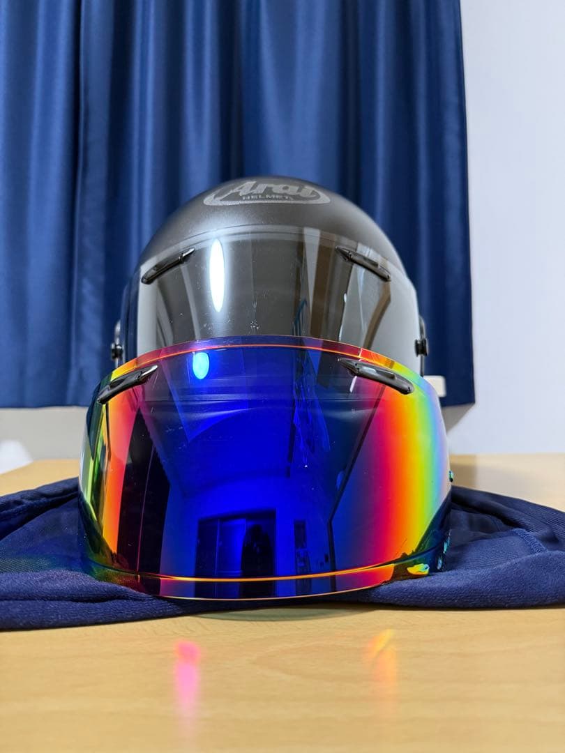 Arai RAPIDE NEO フラットブラック Mサイズ ミラーシールド付