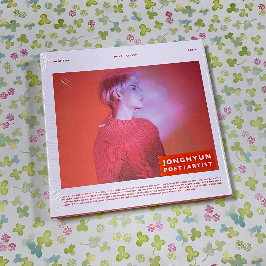 SHINee ジョンヒョン　JONGHYUN POET CD アルバム　新品