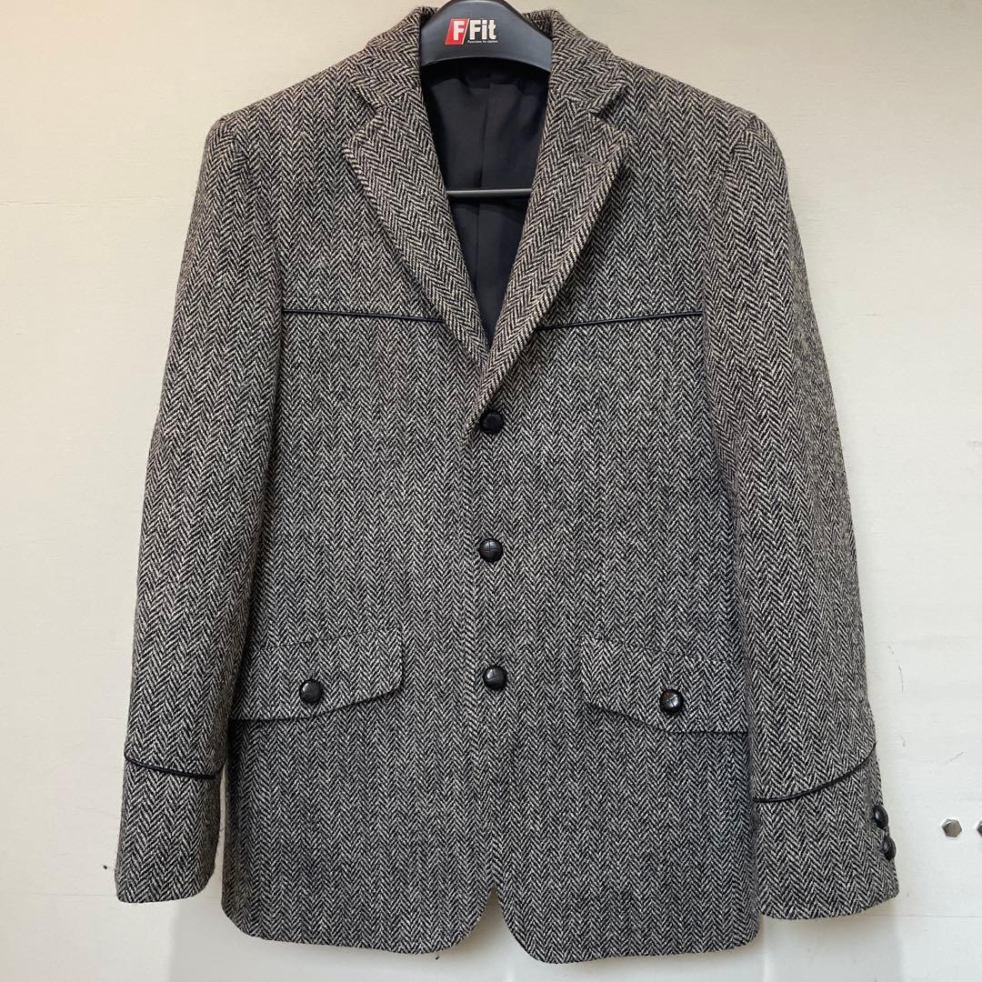 Harris Tweed ヘリンボーン テーラードジャケット
