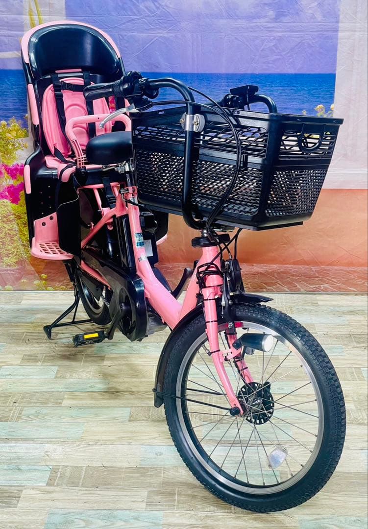 ヤマハパスキス⭐️人気モデル！子供乗せ電動アシスト自転車Y3435
