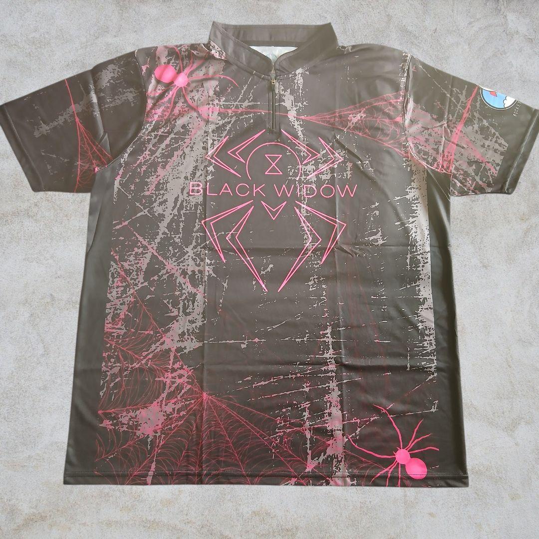 ✨新品✨ボウリングウェア　日本サイズ2XL　ブラックウィドー　ハンマー　ブラック