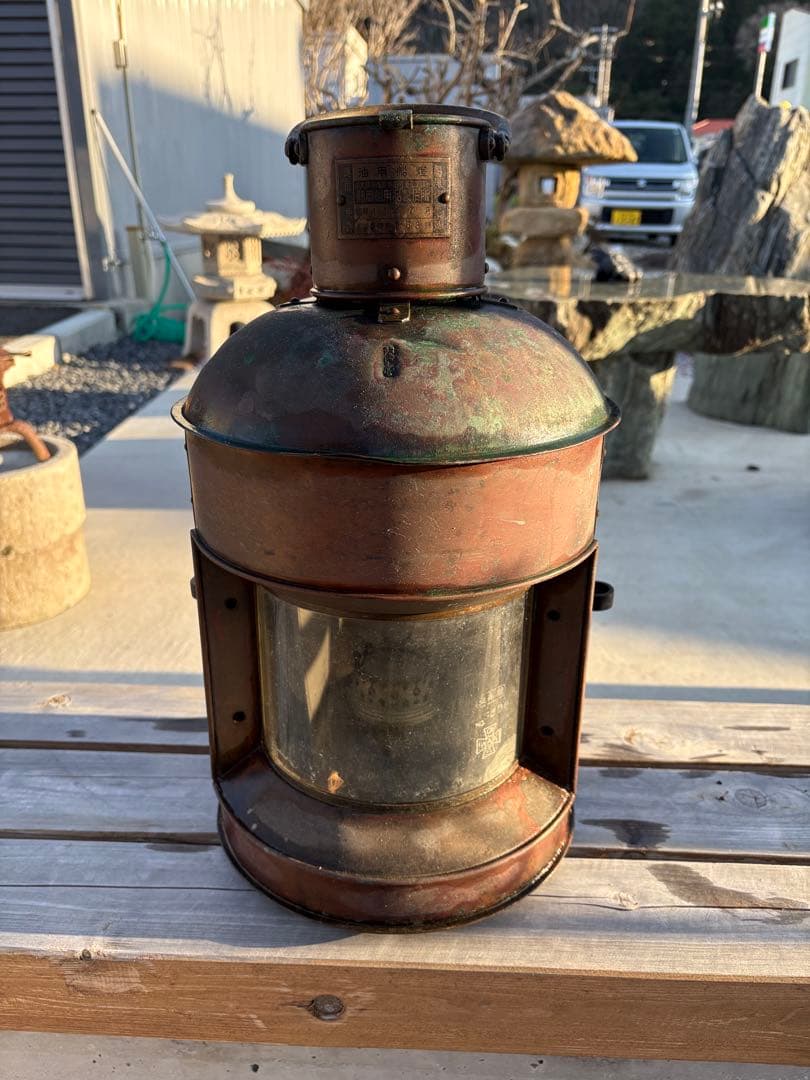 船燈ランプ　アンティーク　ランタン