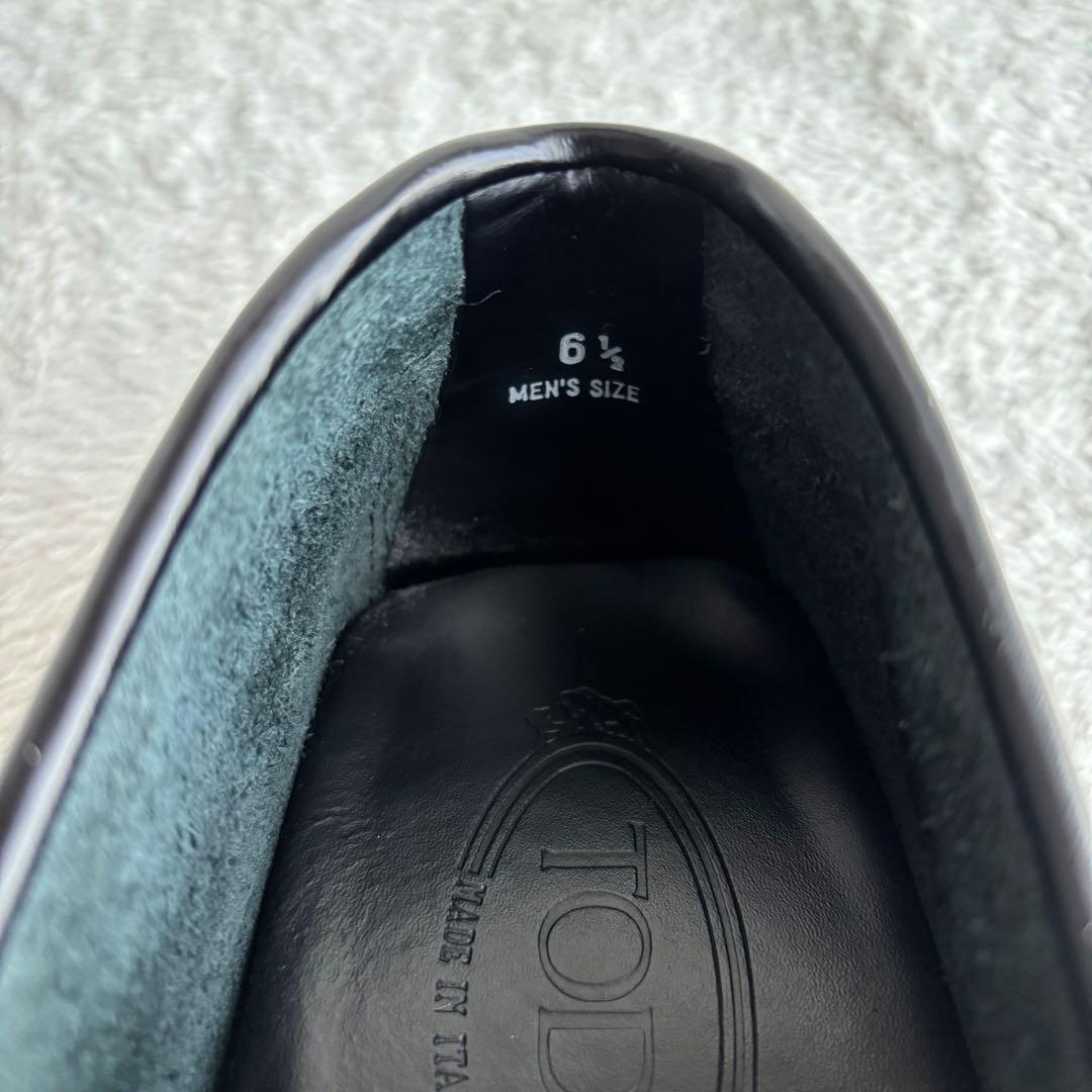 ✨️未使用級 TOD'S トッズ ドライビングシューズ 26.5㎝ レザー 黒