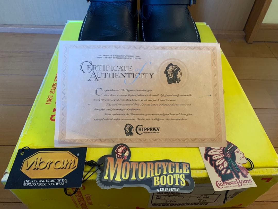 チペワ　エンジニアブーツ　モックブーツ　モーターサイクル