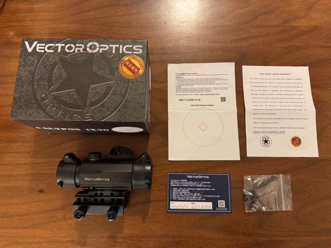 Vector Optics Calypos 1x30 プリズムスコープ