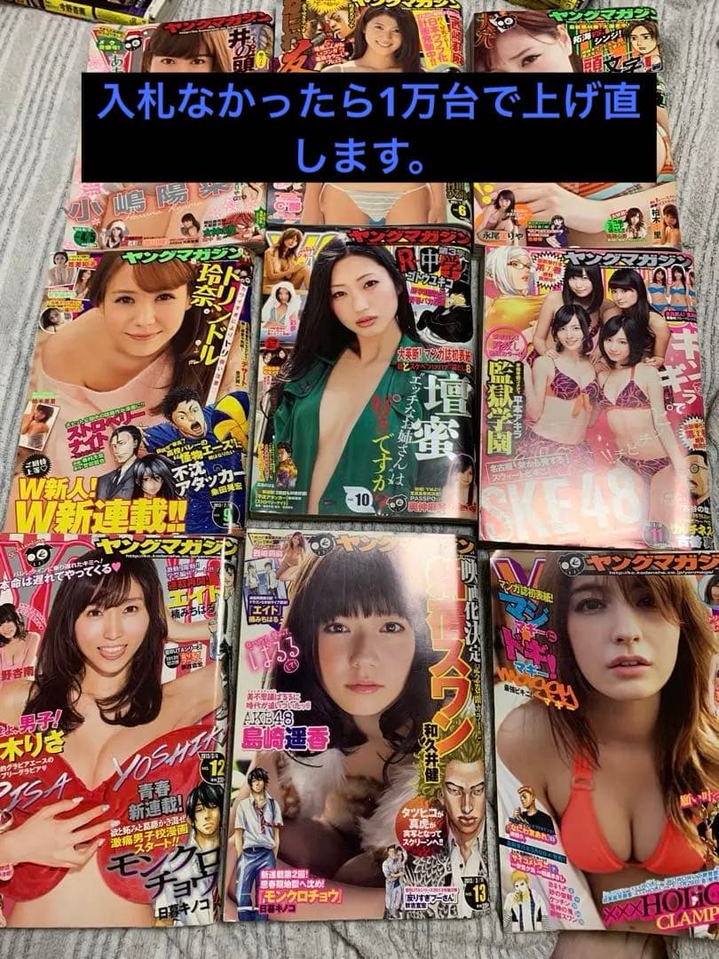 週刊ヤングマガジン2013年 ほぼ1年分※1号 、2/3号、8号、3冊欠品
