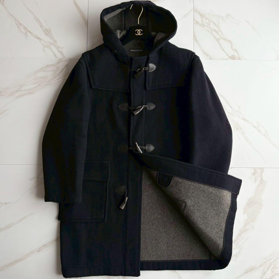 美品◆ブルックスブラザーズ ダッフルコート ロング M 黒