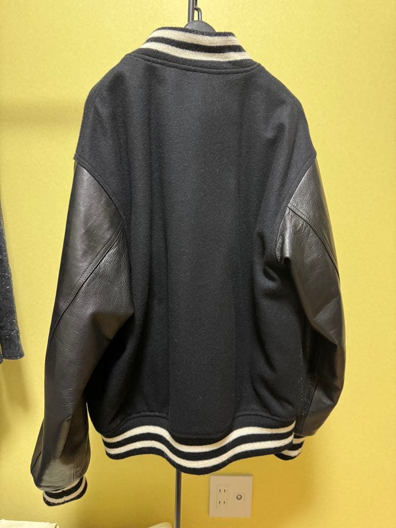 ジャケット・アウター WACKO MARIA 23AW LEATHER VARSITY JACKET