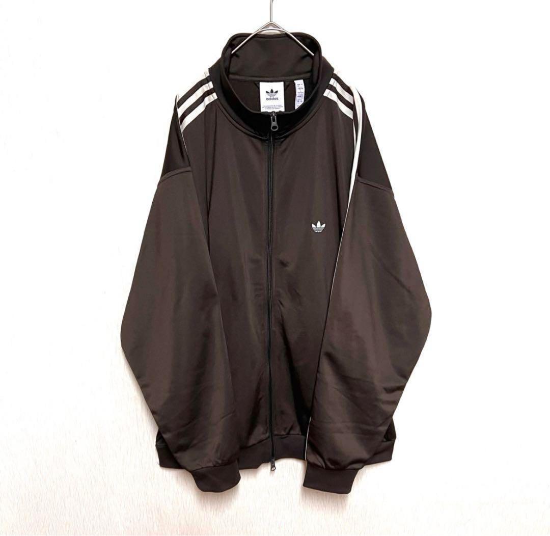 【超人気‼️】美品 adidasベッケンバウアージャージ ブラウン XL 古着