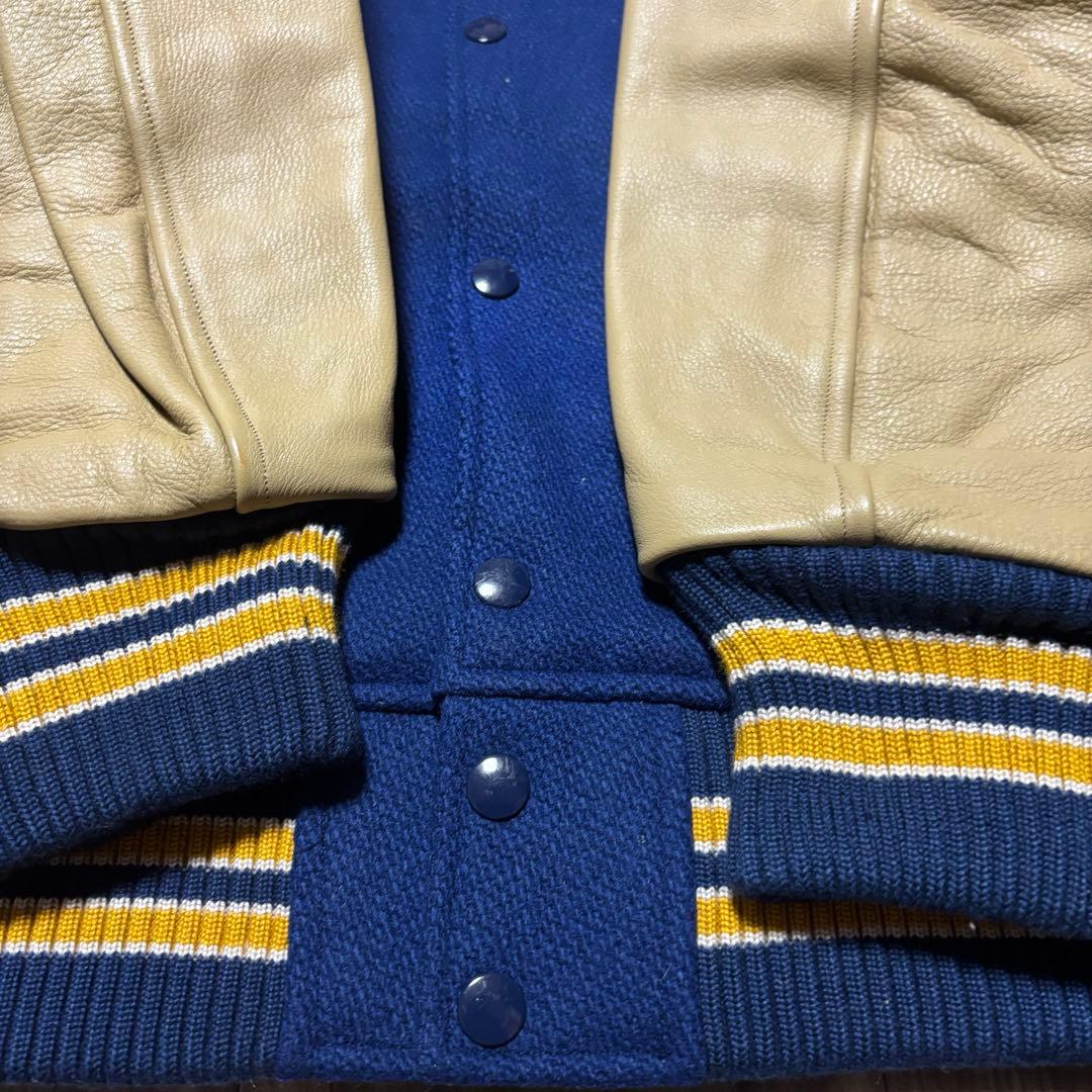 送料込　ホワイツビル　東洋エンタープライズ ソリッド　スタジャン　レザー　40