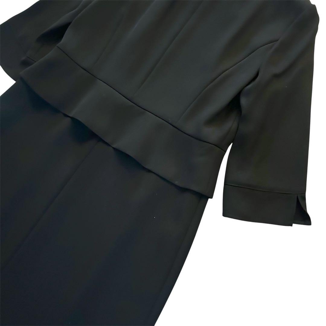 【新品タグ付】 東京ソワール ブラックフォーマル セットアップ ワンピース Ｓ