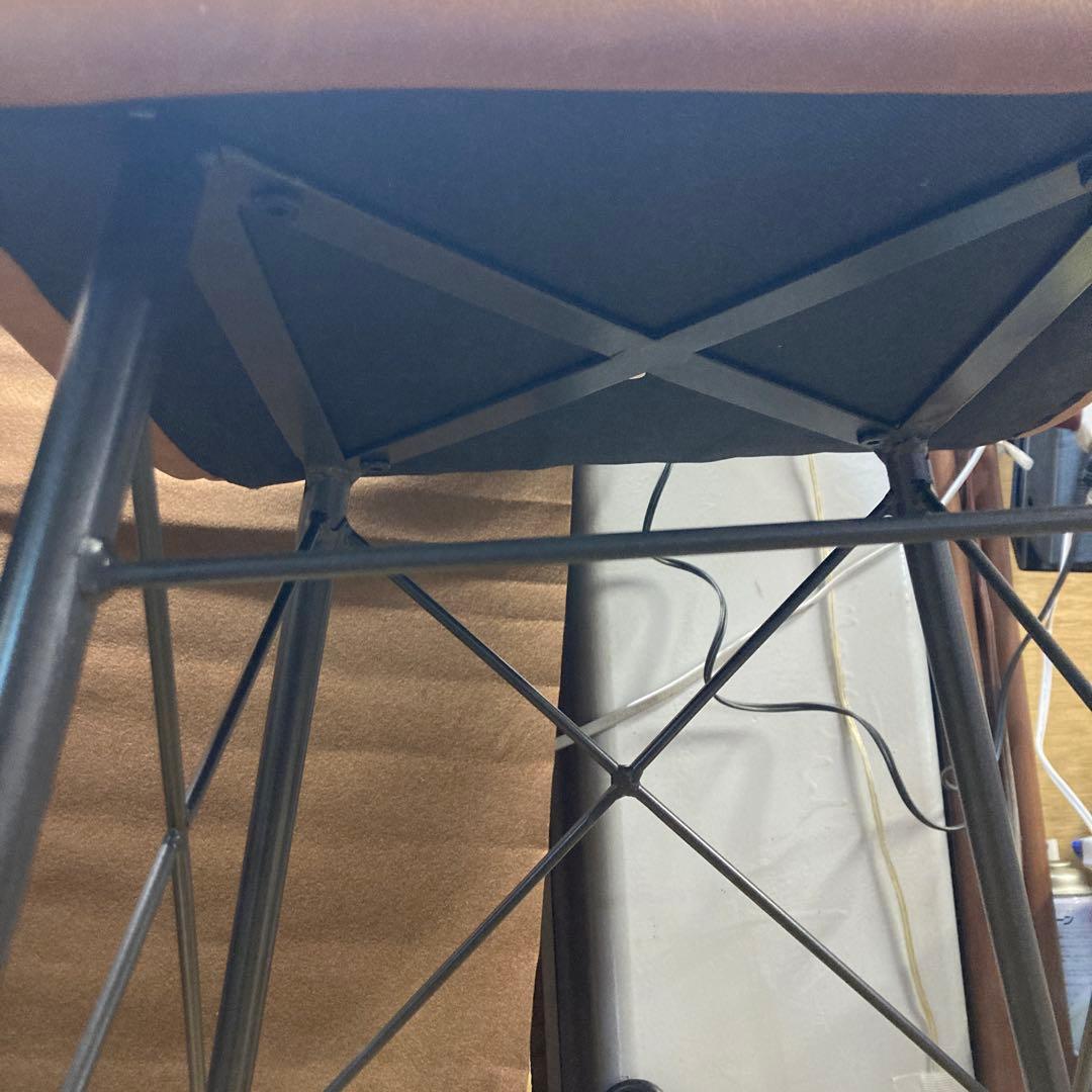 美品　ダイニングチェア　クラッシュゲートCrash Gate　キャメル